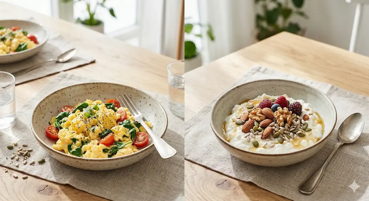 Proteinrika recept – mättande frukost och mellanmål
